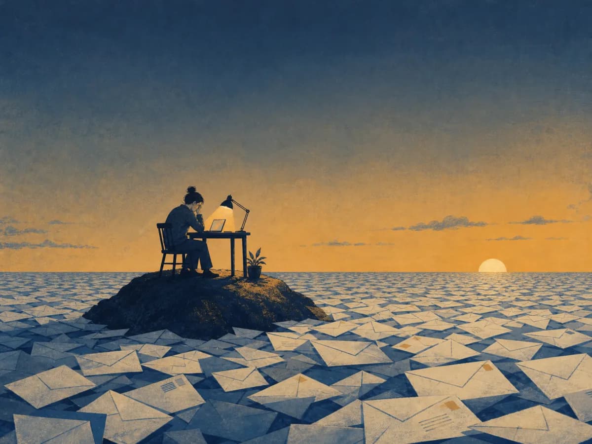 Island in an inbox sea
