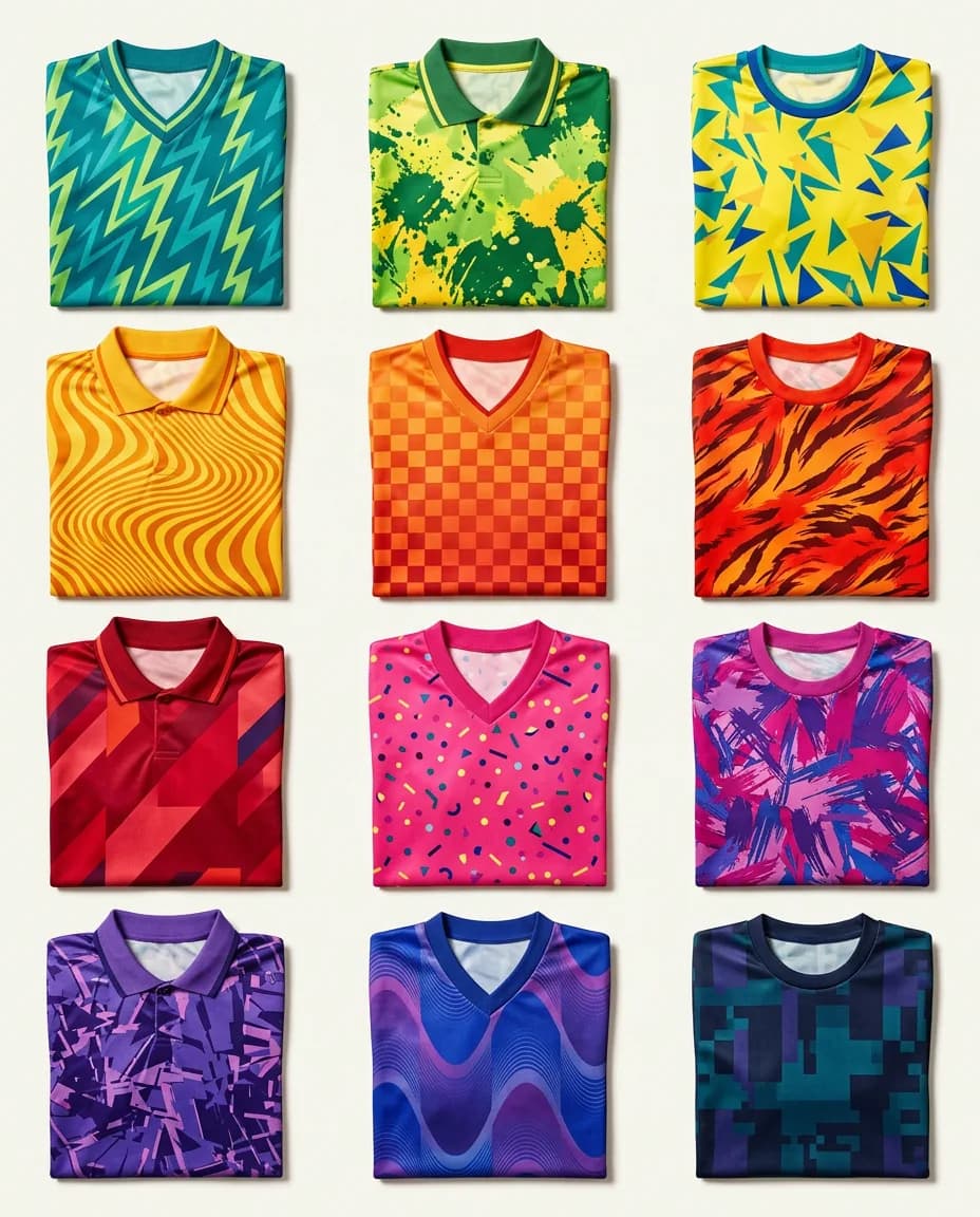 Retro shirt mosaic