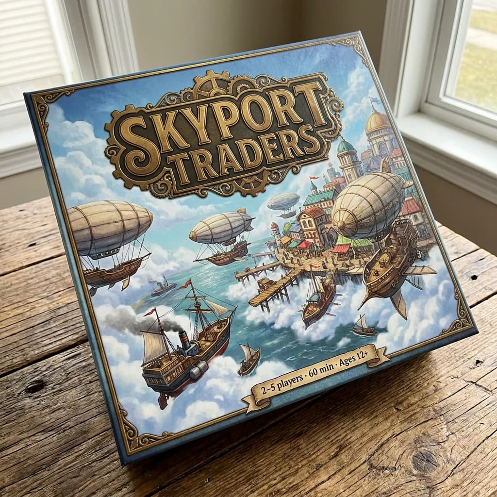 Board game box art